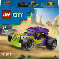 Lego® city le hot rod - voiture de course - jouet de construction et minifigurine - 60485