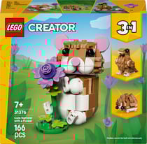 LEGO® Creator 3-en-1 - L’Adorable Hamster et la Fleur - 31376