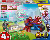LEGO® - Marvel Spidey et ses Amis Extraordinaires Spidey sur sa Moto contre Rhino - 11206