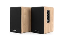 Thomson WS902DUO - Set de 2 enceintes - Noires et bois