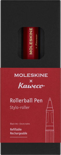 Stylo roller Moleskine - Kaweco - Rouge - Pointe moyenne
