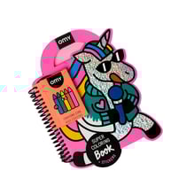 Livre de coloriage et stickers Omy - Lily