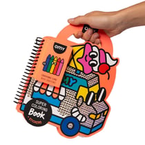 Livre de coloriage et stickers Omy - Yummy