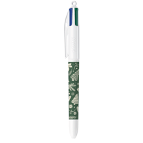 Stylo bille BIC - Exclu Noël - 4 couleurs - Pointe moyenne