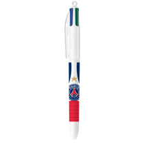 Stylo bille BIC - PSG Bleu - 4 couleurs - Pointe moyenne