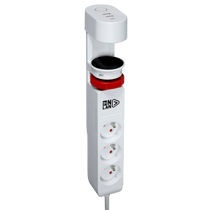 Multiprise de bureau Onlan - blanc