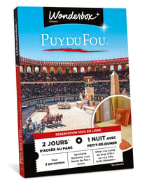 Coffret cadeau Wonderbox - Séjour classique Puy du Fou - 2 personnes
