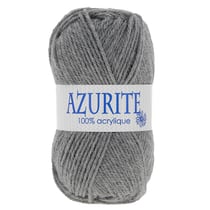 Lot de 10 fils à tricoter 100 % acrylique - Azurite - Tradition - Gris 3074