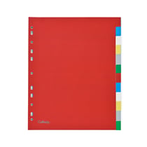 Intercalaires x12 - A4+ - Colorés - Cultura