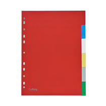 Intercalaires x6 - A4 - Colorés - Cultura