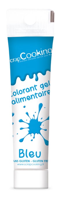 Gel colorant alimentaire ScrapCooking® - Bleu - 20 g