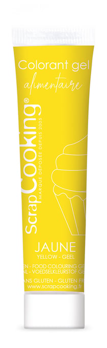 Colorant gel alimentaire ScrapCooking® - Jaune - 20 g