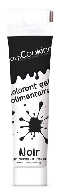 Colorant alimentaire en gel ScrapCooking® - Noir - 20 g