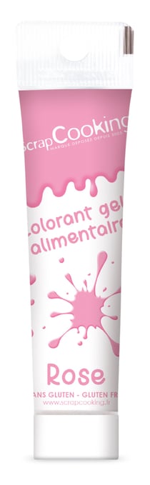 Gel colorant alimentaire ScrapCooking® - Rose - 20 g