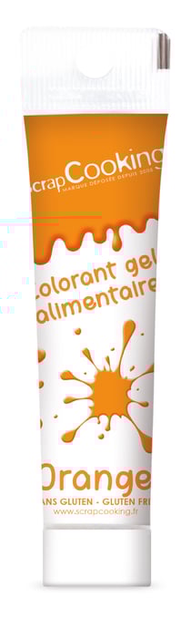 Colorant alimentaire en gel ScrapCooking® - Orange - 20 g