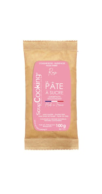 Pâte à sucre ScrapCooking® - Rose - 100 g