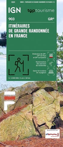 1M903 : Itinéraires de grande randonnée en France (11e édition)
