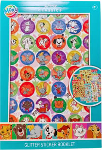 Livre d'autocollants pailletés A5 - Disney