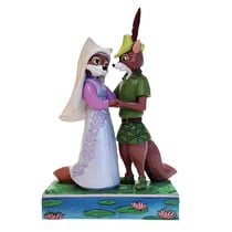 Figurine Disney Traditions Showcase Colletion - Robin des bois - Robin et Marianne - 15 cm