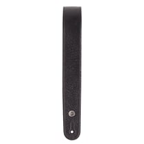 Sangle en cuir étroite pour guitare d'addario, noire