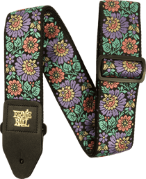 accessoires / ernie ball / courroies / jacquard / evening bloom