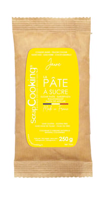 Pâte à sucre ScrapCooking® - Jaune - 250 g