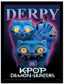 Cadre photo Derpy Tigre K-pop demon hunters - 40 x 30 cm