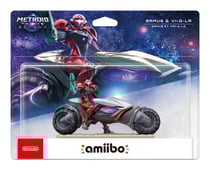Figurine amiibo Nintendo - Samus et Vai-O-La - Collection Metroid Prime 4: Beyond