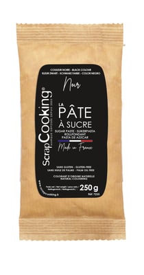 Pâte à sucre ScrapCooking® - Noir - 250 g