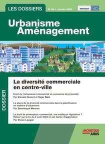 Les dossiers urbanisme aménagement n.66 : La diversité commerciale en centre-ville