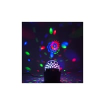 [Occasion] Boule à facettes double effet gobos-faisceaux