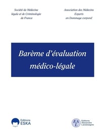 Barème d'évaluation médico-légale (édition 2026)