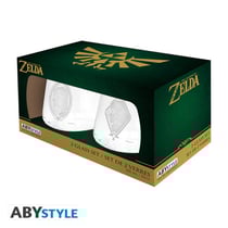 Set de 2 verres ABYstyle - The Legend of Zelda - Zelda & Link