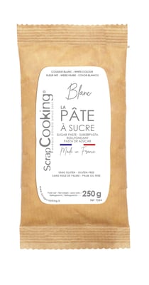 Pâte à sucre ScrapCooking® - Blanc - 250 g