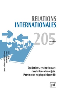 Relations internationales n.205 (édition 2026)