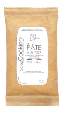Pâte à sucre ScrapCooking®- Blanc - 1 kg