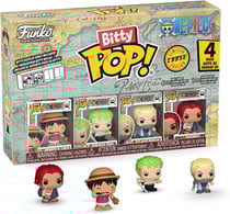 Pack de 4 figurines Funko POP! Bitty - One Piece - Luffy