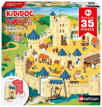 Puzzle 35 pièces - Kididoc : Châteaux forts et chevaliers - Nathan