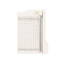 Mini massicot guillotine Vaessen Creative - 15,2 x 10 cm - Blanc cassé