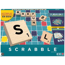 Scrabble classique plateau réversible - MATTEL