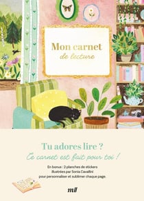Mon carnet de lecture : Plus de 100 fiches à remplir ! En bonus : 2 planches de stickers