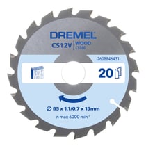 Lame bois Blueprint pour scie circulaire CS500 Dremel