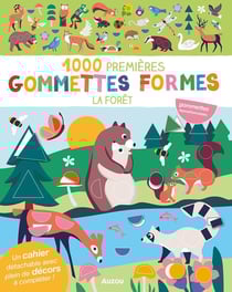 1000 premières gommettes formes - La forêt