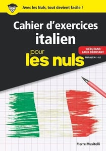 Cahier d'exercices italien débutant pour les nuls