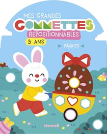 Mes grandes gommettes repositionnables - 3 ans - Pâques