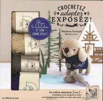 Crochetez, adoptez, exposez ! Un coffret astucieux 2-en-1 : Ryo le labrador et son cadre déco !