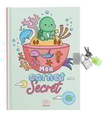 Mon carnet secret porte-clé tortue - Auzou
