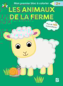 Mon premier bloc à colorier - Les animaux de la ferme