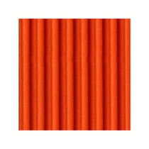 Paquet de 10 feuilles de carton ondulé à cannelure moyenne - Clairefontaine - 300g/m2 - 50 x 70 cm - Orange