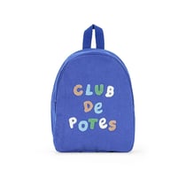 Sac à dos maternelle enfant Cultura - Velours club des potes - 1 compartiment